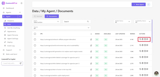 Customgpt.ai an example of artificial intelligence customer service tools
